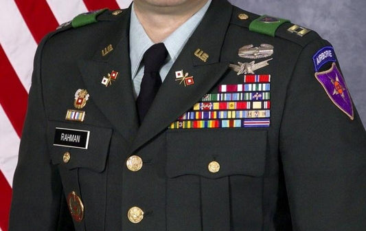 Premium Military Dress Uniform Ribbon Bar Rack