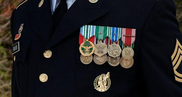 Military Service Medal Bar Set – Dress Uniform Medal Ribbon Collection