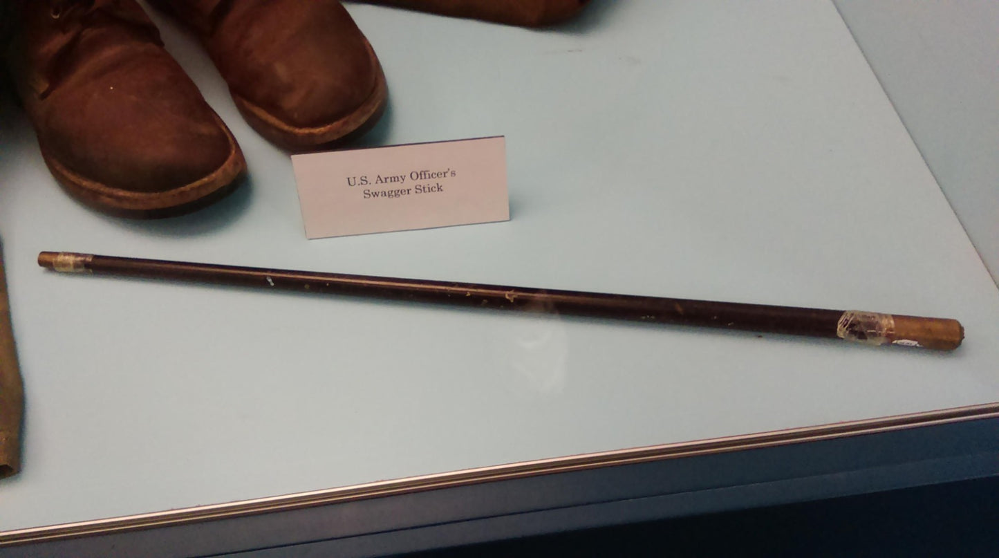 U.S. Army Officer's Ceremonial Swagger Stick – Hardwood Dress Uniform Cane